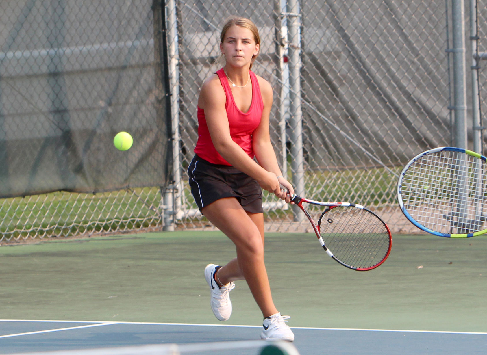 Menomonie at Chippewa Falls girls tennis 9-15-20
